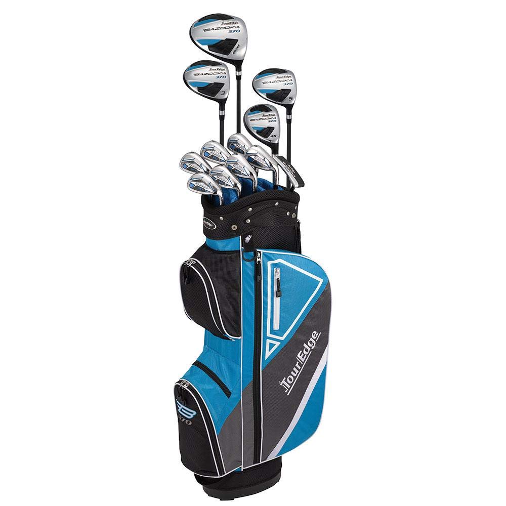Tour Edge Bazooka 370 Complete Set-RH-Senior-Graphite, Black/Blue