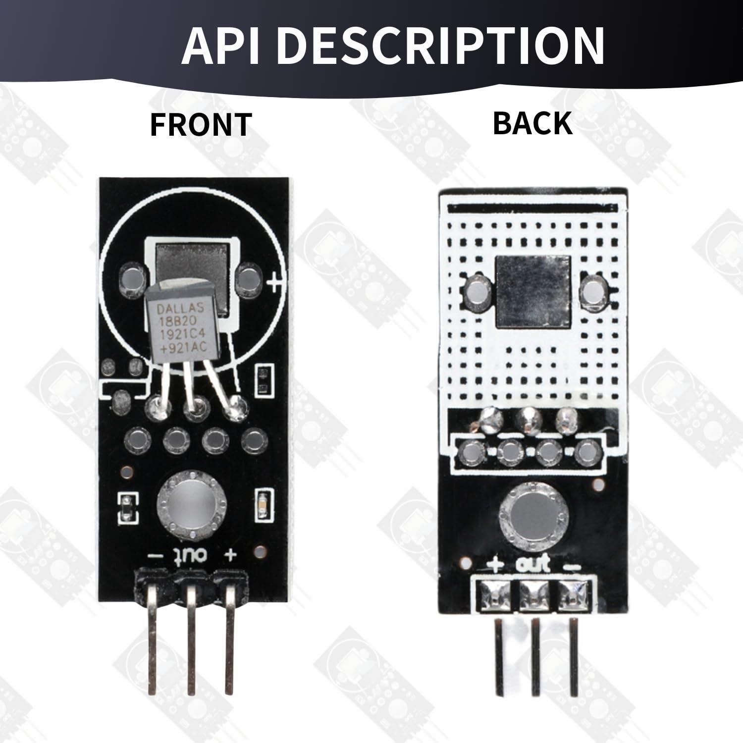 Snapklik.com : 2Pcs DS18B20 18B20 Temperature Sensor Module Stm32 ...