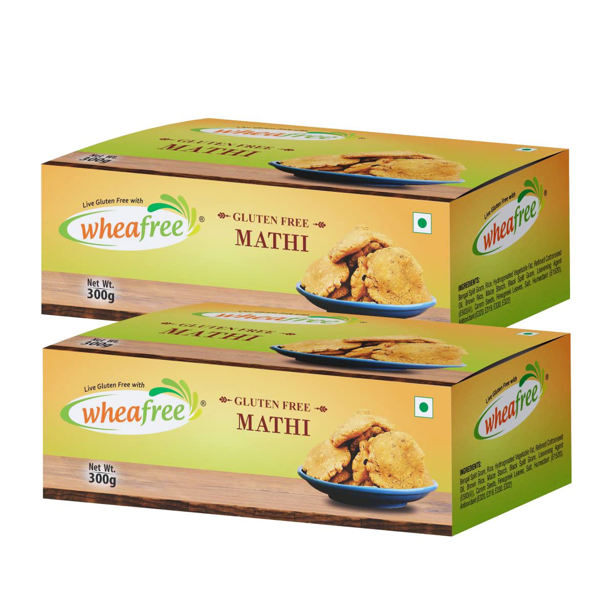 Wheafree Gluten Free Mathi (Pack of 2 x 300 g) Delicious, Ready to