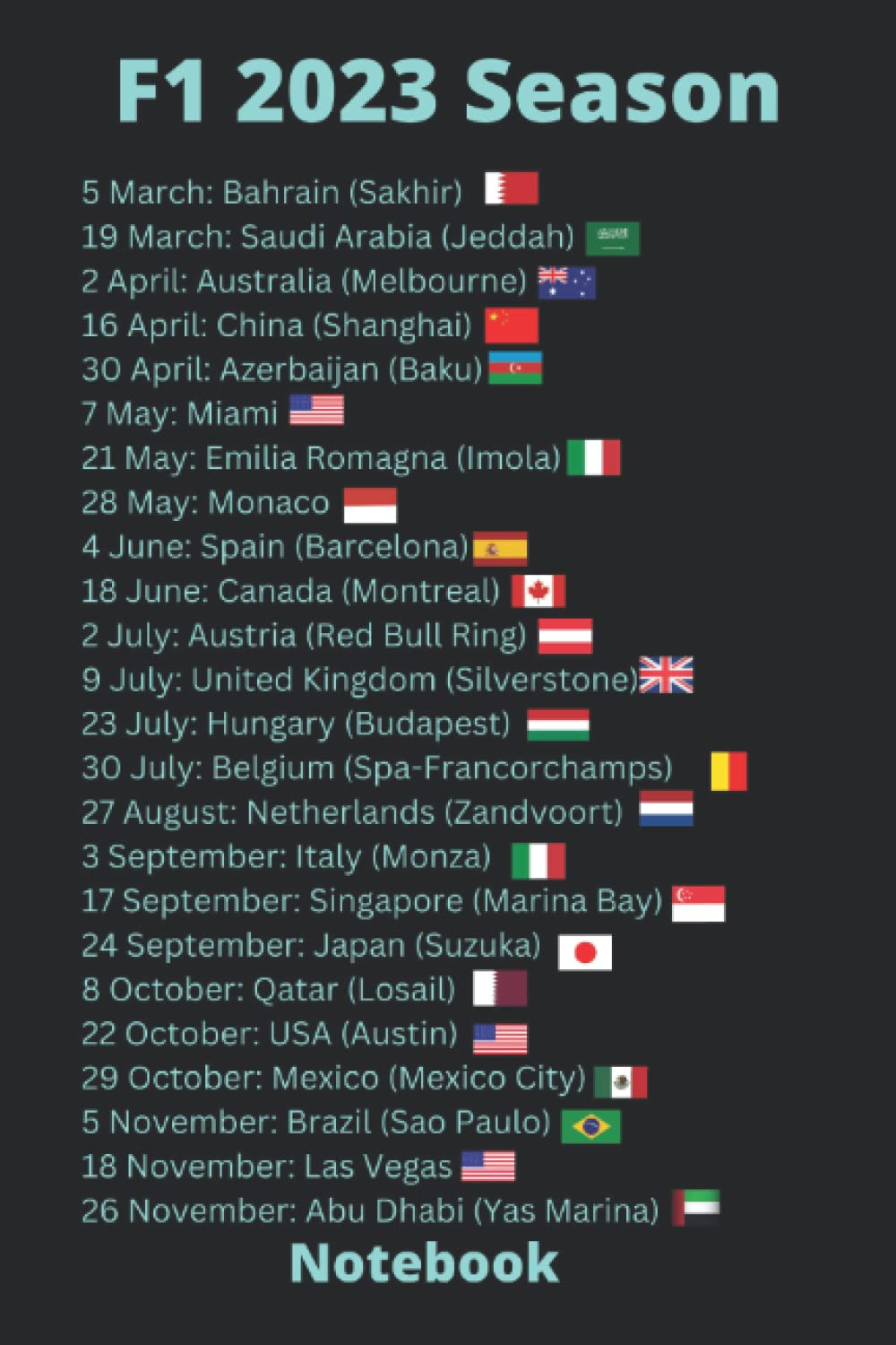F1 2023 notebook