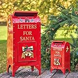 Zaer Ltd. Letters for Santa Christmas Mailbox Decoration (Set of 2, 25.5' Tall and 13.2' Tall)