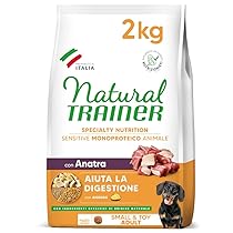 Natural Trainer Sensitive No Gluten Cibo per Cani Adulti con Anatra – 2kg