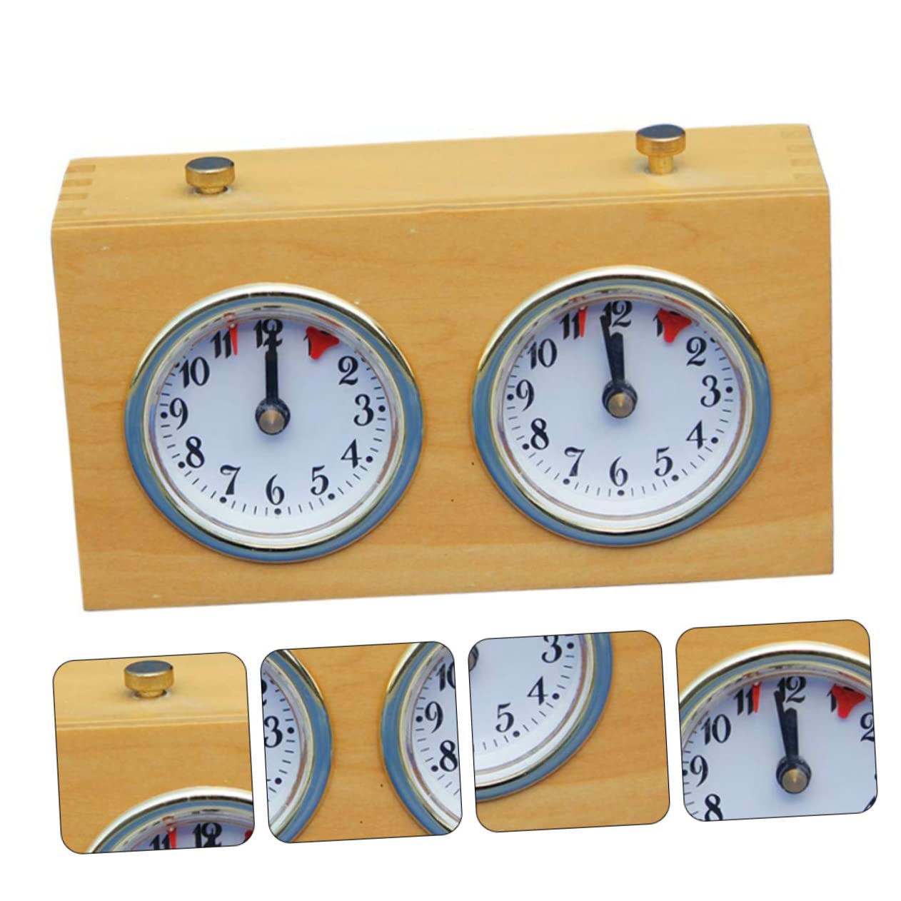 BESTonZON 1pezzi Meccanico Per Portatile Timer Per Giochi Da Tavolo Compatibile Per Scacchi e Altri Giochi Struttura Compatta e Facile Da Usare Materiale Resistente e