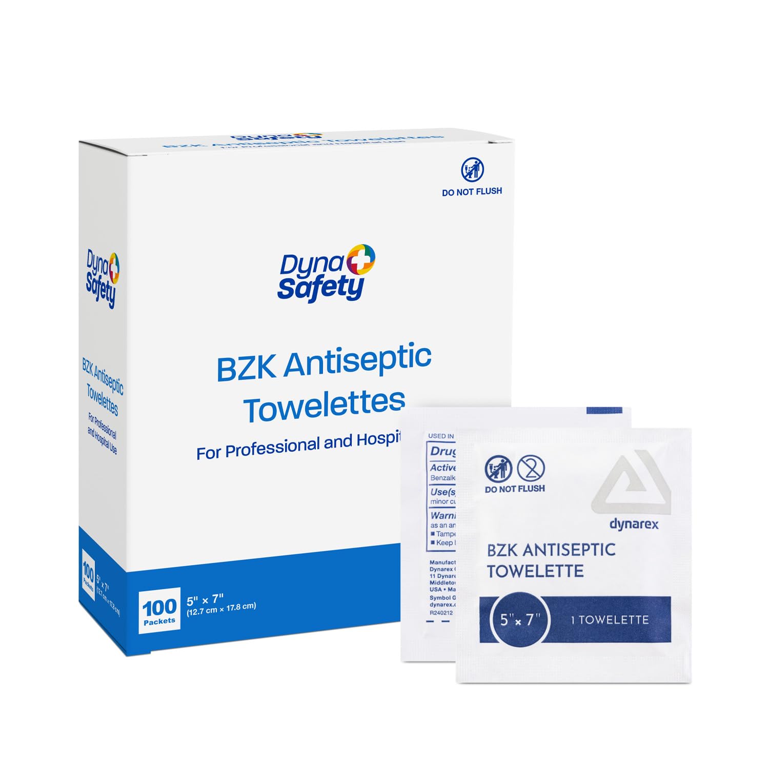 Amazon.com: Dynarex DynaSafety BZK Antiseptic Towelettes - Sterile