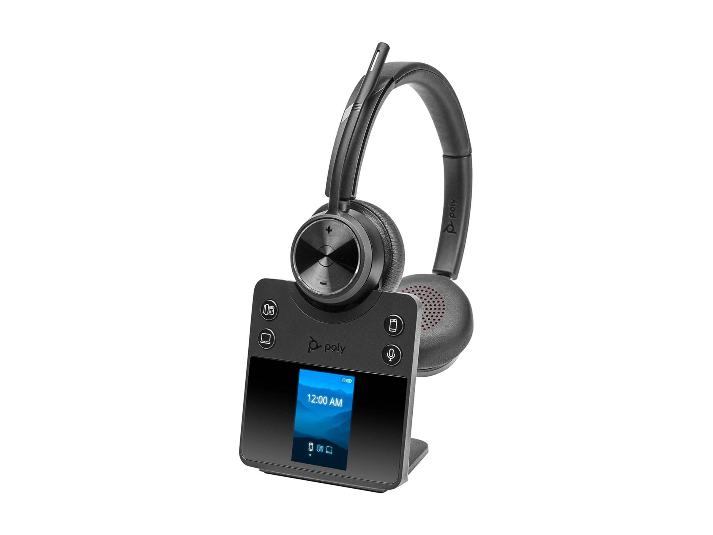 Plantronics Poly DECT Headset Savi 7420 Office binaural, Schwarz