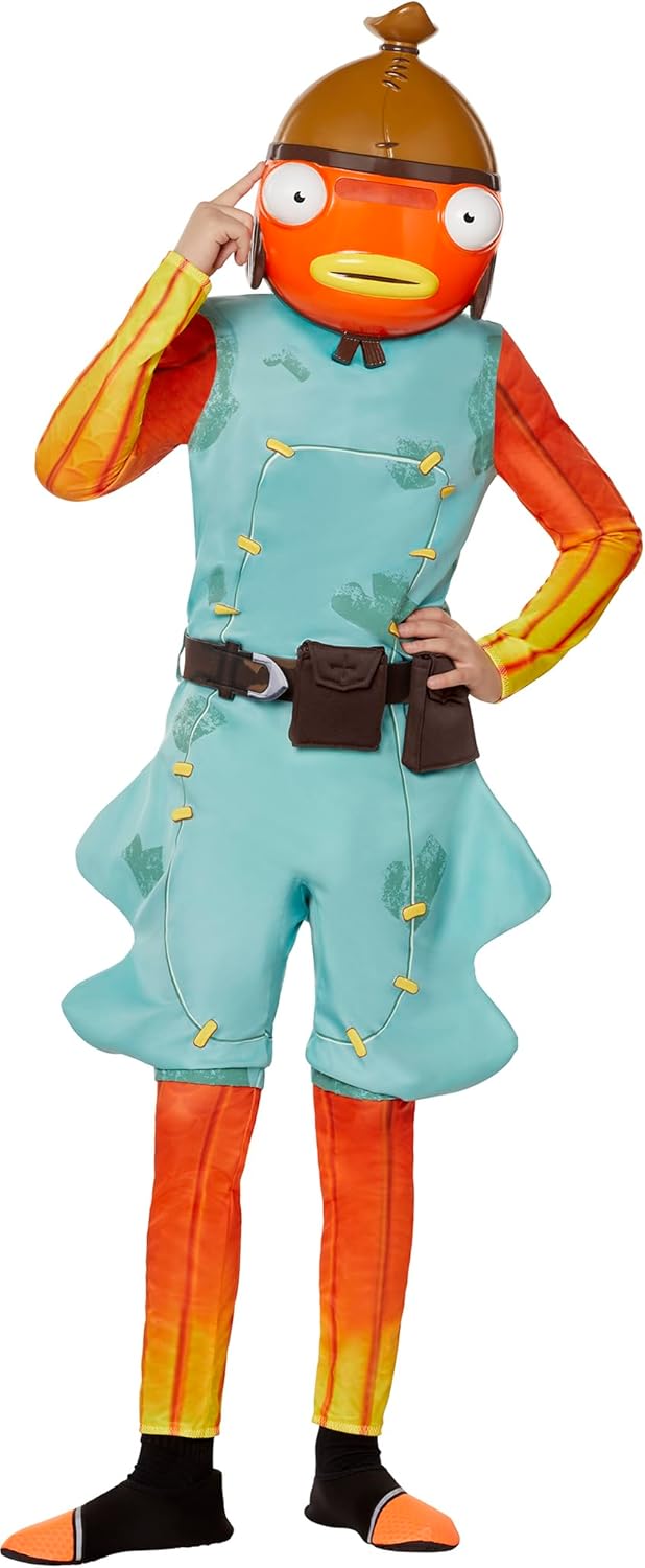 InSpirit Designs Fortnite Fishstick Youth Costume Orange, S