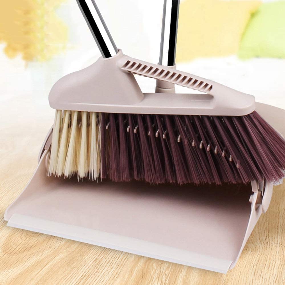 Jecrina Broom and Dustpan Stand Up Long Handle Foldable Lightweight Set for Outdoor Indoor Brush Cleaning Holder (B0BLRT7LQG) Amazon Price History, Amazon Price Tracker