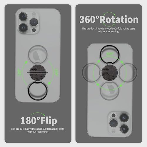 Miniatura 6 de Carveit Soporte de madera para teléfono celular, soporte de dedo con gancho de agarre de metal, soporte para teléfono compatible con Galaxy S23