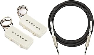 Fender Pure Vintage '65 Jazzmaster Pickups Bundle with Instrument Cable
