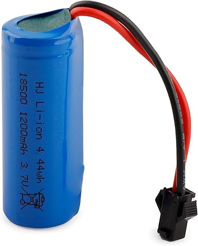 Miniatura 3 de 3.7 V 1200 mAh 18500 batería recargable de iones de litio SM-2P junta con cargador USB para RC control remoto coches juguetes