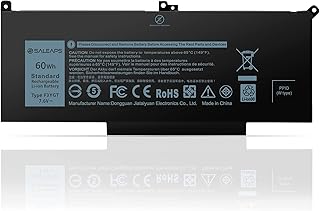 F3YGT DM3WC Laptop Battery - for Dell Latitude 12 7000 7280 7290, 13 7380 7390, 14 7480 7490 P73G002 Series Notebook, Fit DM6WC 2X39G KG7VF 451-BBYE 453-BBCF High Capacity 7.6V 60Wh
