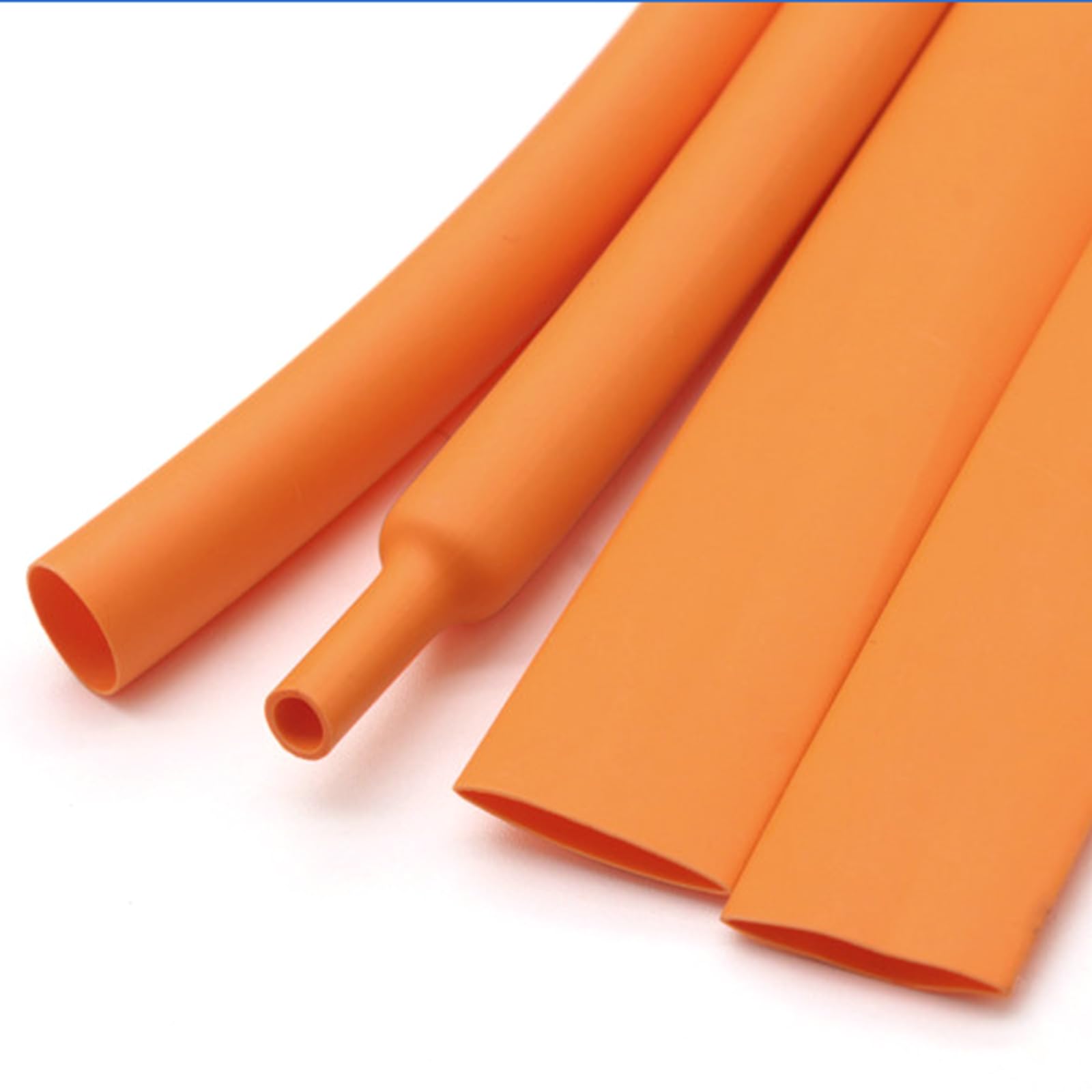 Upgbrf Orange Pe Heat Shrink Tubing Cable Shrink Tubing Wrap Tube 2:1 Shrink Ratio For Cable Sheathing, Diameter 3Cm,