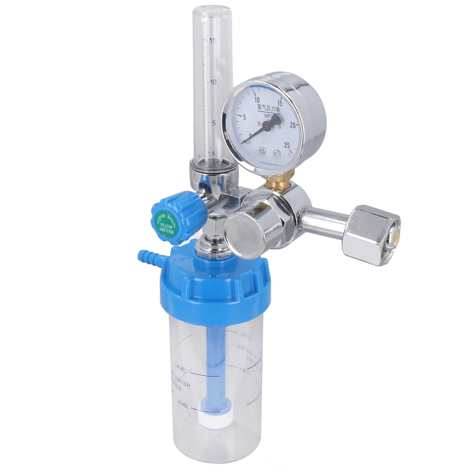 Oxygen Pressure Regulator Buoy Type Inhalator Meter Absorber Y008 with BSP 5/8 Inch Inlet Screw