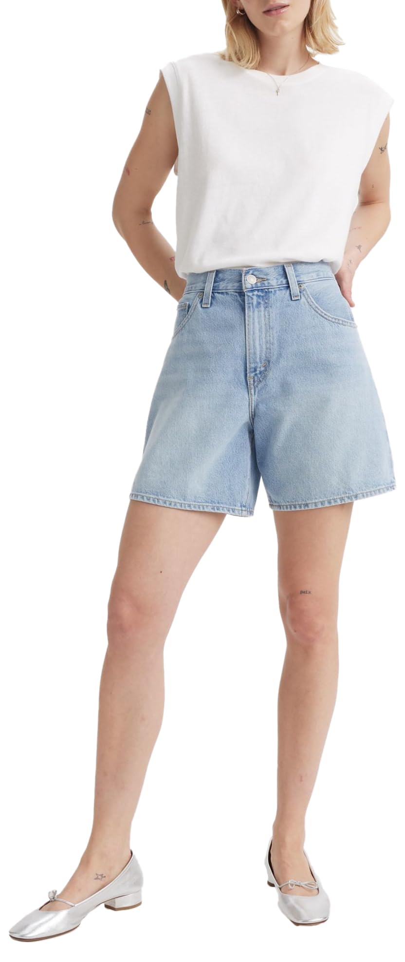 Levi's High Baggy Short - Shorty Kobiety