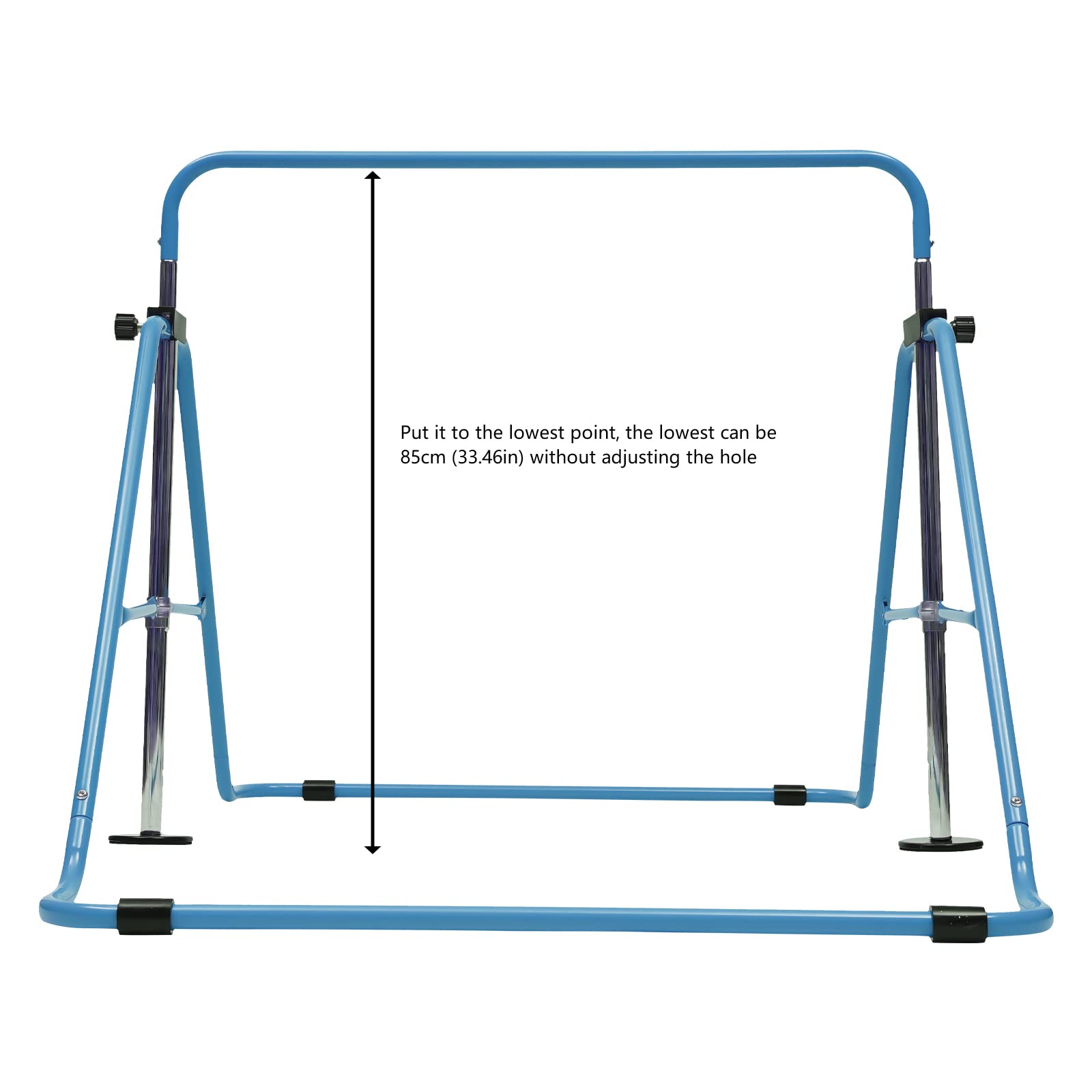 Glomora Corde Gymnastique Rythmique 2,8 M – Nylon Arc-en-Ciel, Compétition Et Entraînement