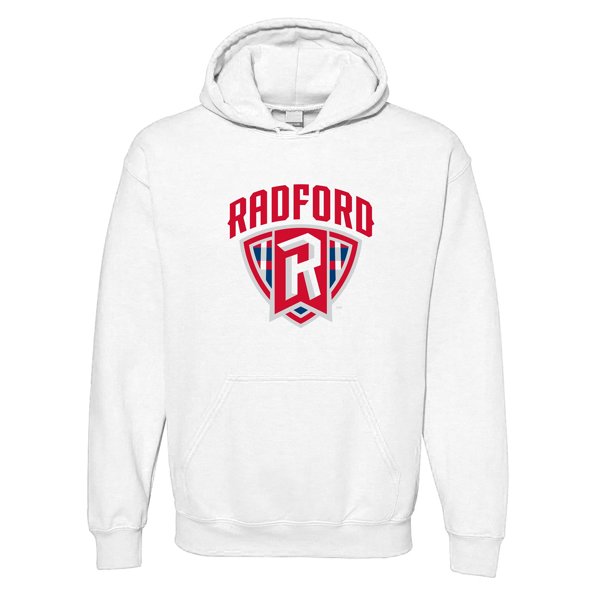 NCAA Officially Licensed College - University Team Color Arch Logo Hoodie, Radford Highlanders White, 3XL โ image 1