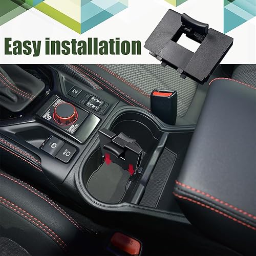 Miniatura 7 de Divisor de portavasos, taza de división de consola central, caja de consola, soporte para tazas de automóvil, accesorios interiores para Subaru