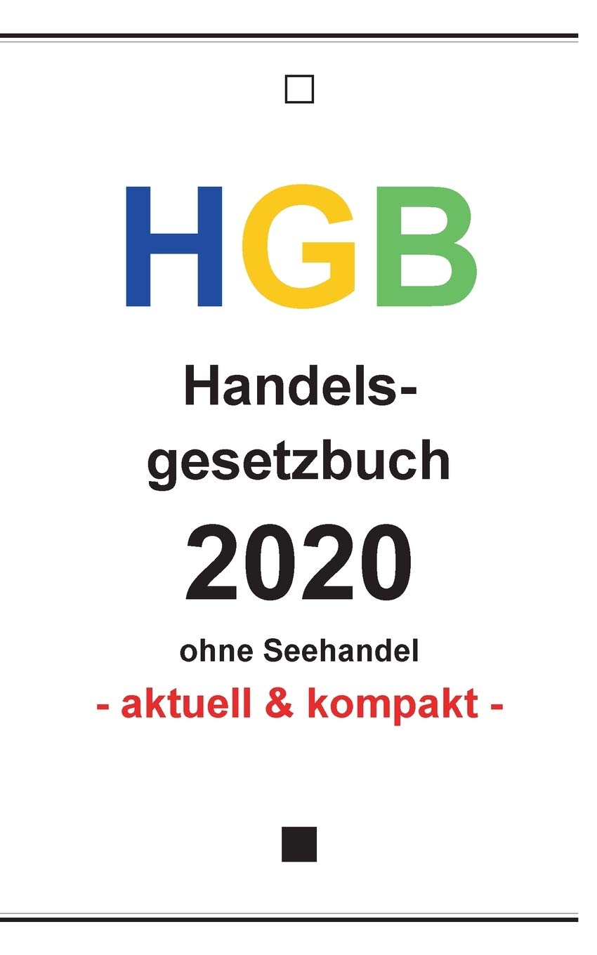 HGB: Handelsgesetzbuch 2020
