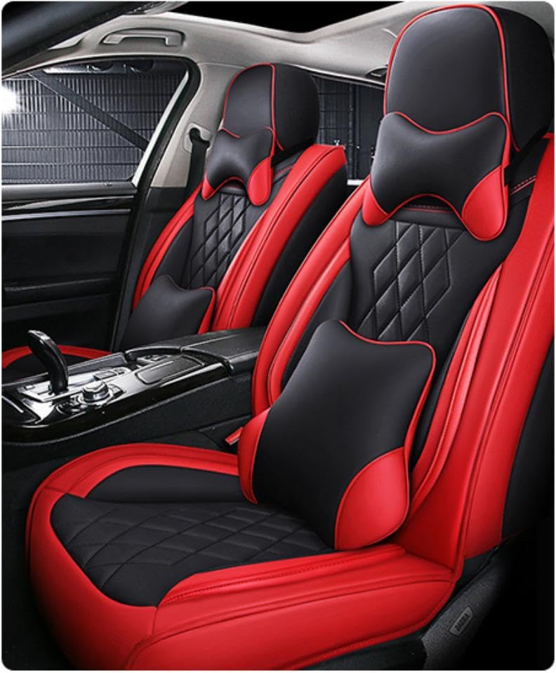 Leather Car Seat Covers for Jeep Gladiator 2020-2023 Waterproof,Breathable and Non-Slip Napa Leather Car Interior Seat Covers,Comfortable and Durable,