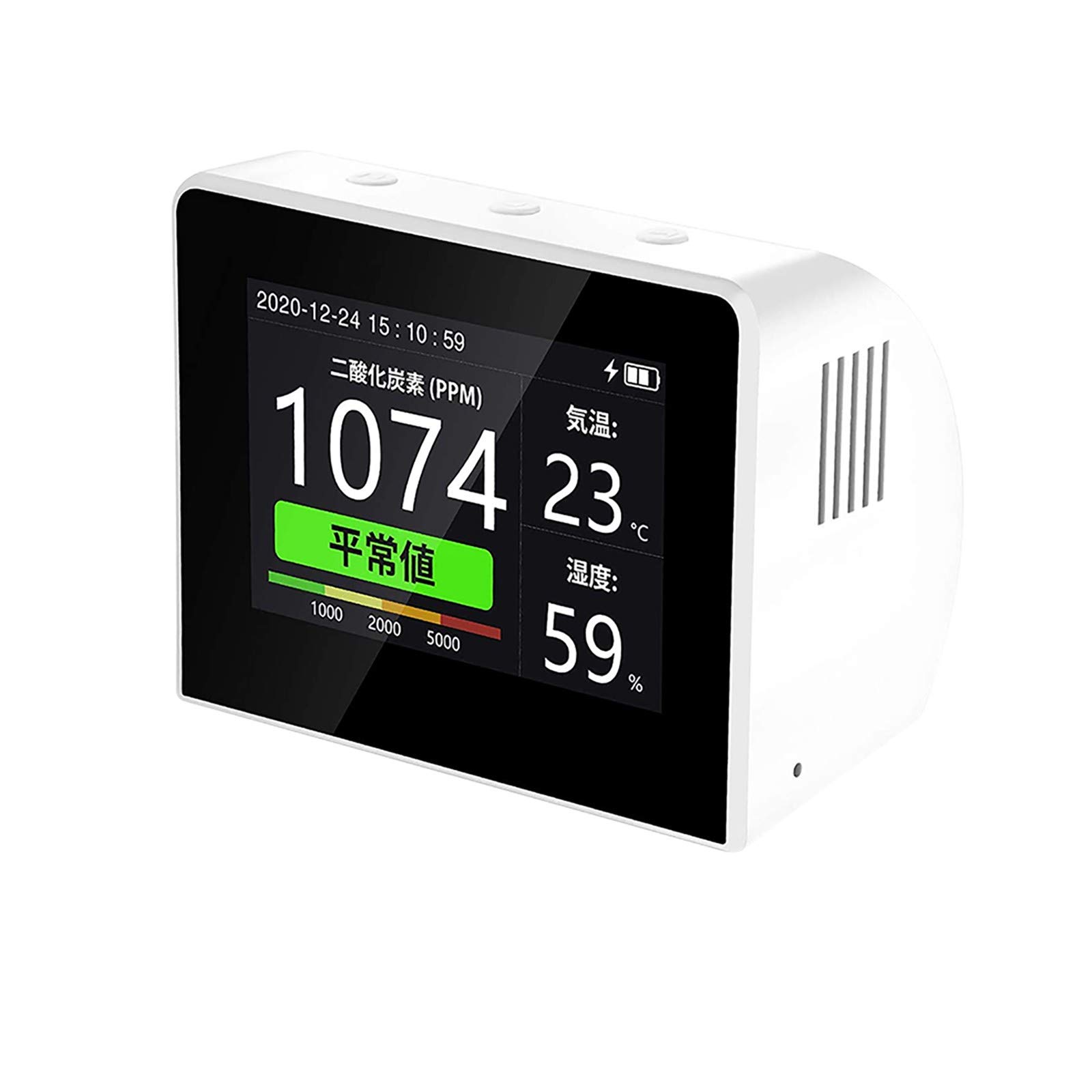 Amazon.co.jp: fengquanio 日本製 温度/湿度/TVOC/HCHO/CO2 5 in 1空気