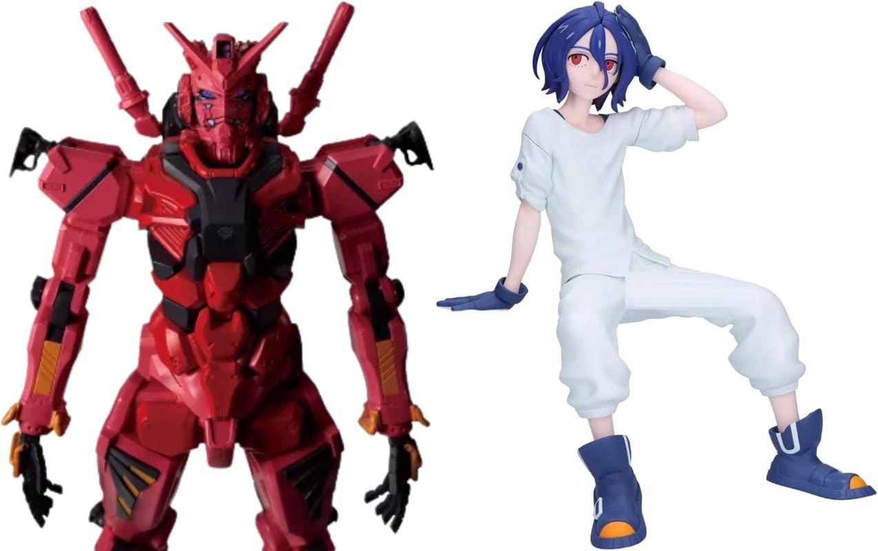 Gundam GQuuuuuuX 限械突破 ＆ シュウジ フィギュアセット Amazon | ジーク'アクス フィギュア 赤いガンダ'ム シュウジ