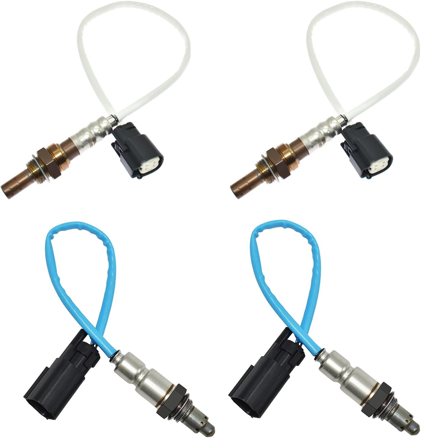 BE5Z9G444A, BL3Z9F472A Upstream Downstream Oxygen Sensor O2 Sensor Compatible for 2011 2012 2013 2014 for Ford F150 Pickup V6 3.7L Set of 4