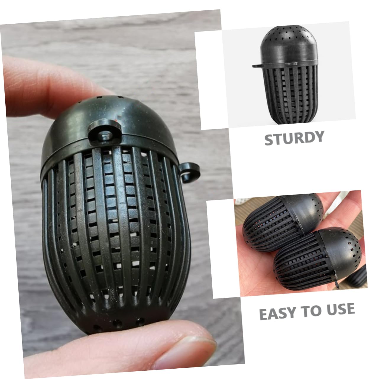 ORFOFE 10pcs Lure Feeder Cage Durable Fishing Bait Storage for Sea Fishing for Bait Release and Enhanced Catching Performance