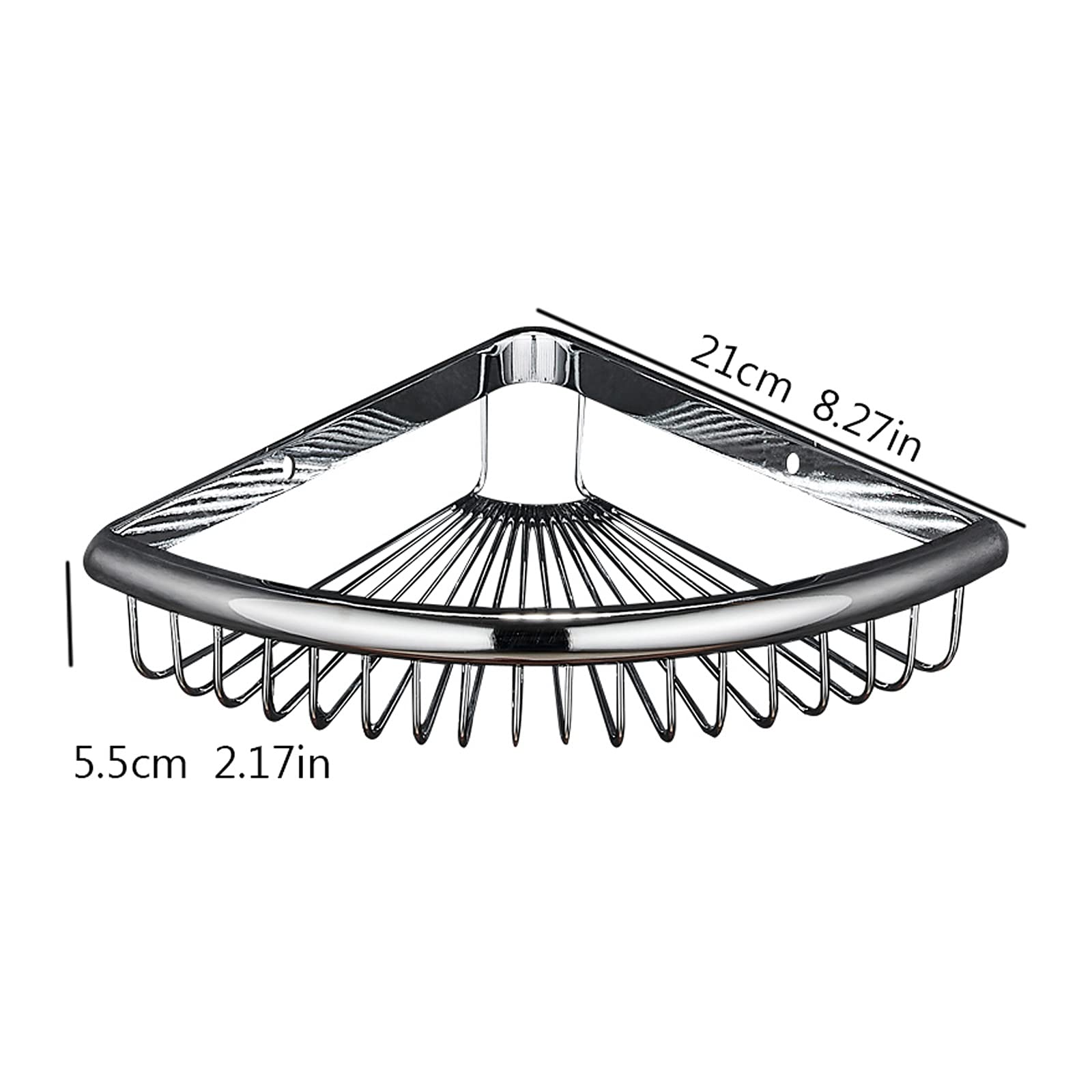 Estanteria Ducha Esquina de ducha Caddy Bathround estante, estantes de almacenamiento Cestas de triángulo, Baño Cesta de almacenamiento de cocina, Negro o Plata Estante Ducha/Baldas de baño ( Color :