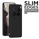 Pikkme Back Cover for Vivo X200 Pro 5G | Camera Protection | Shockproof Soft Matte Silicon Back Case (Black) gallery image