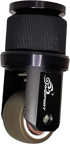 Colcolo Rodillo auxiliar de bicicleta plegable universal plegable rueda deslizante para tubo de asiento de bicicleta 1102-1260in negro