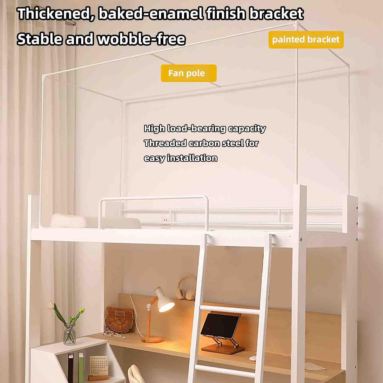 JUSHZ Moskitonetz Reise Reisebett Mückennetz Bett Mosquito Net Outdoor (80x190x80-120cm,pink)