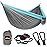 AnorTrek Camping Hammock, Super Lightweight Portable Parachute Hammock with Two Tree Straps Single or Double Nylon Travel Tree Hammocks for Camping Backpacking Hiking