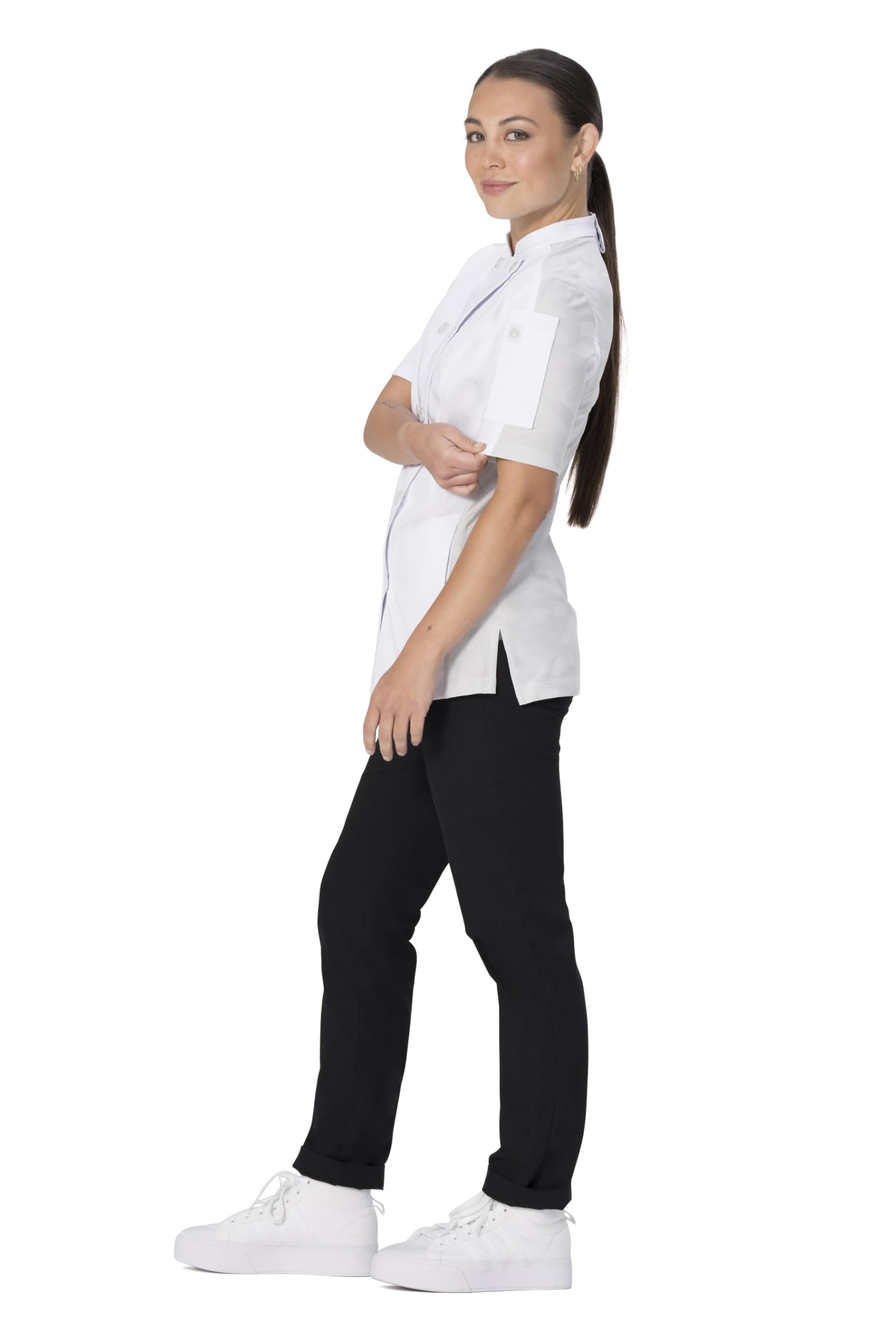 Chef Works Mojave Short Sleeve Chef Coat Cappotto da cuoco Donna