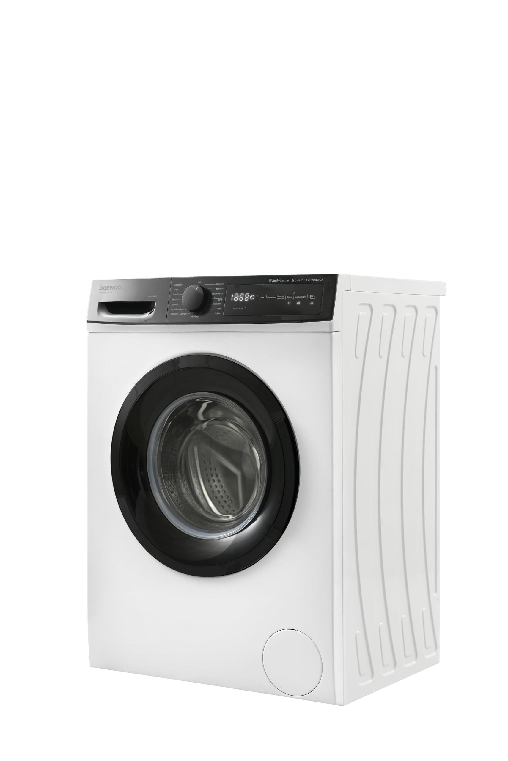 Daewoo WM814TTWA1DE Machine à laver à chargement frontal 8 kg Blanc/Noir
