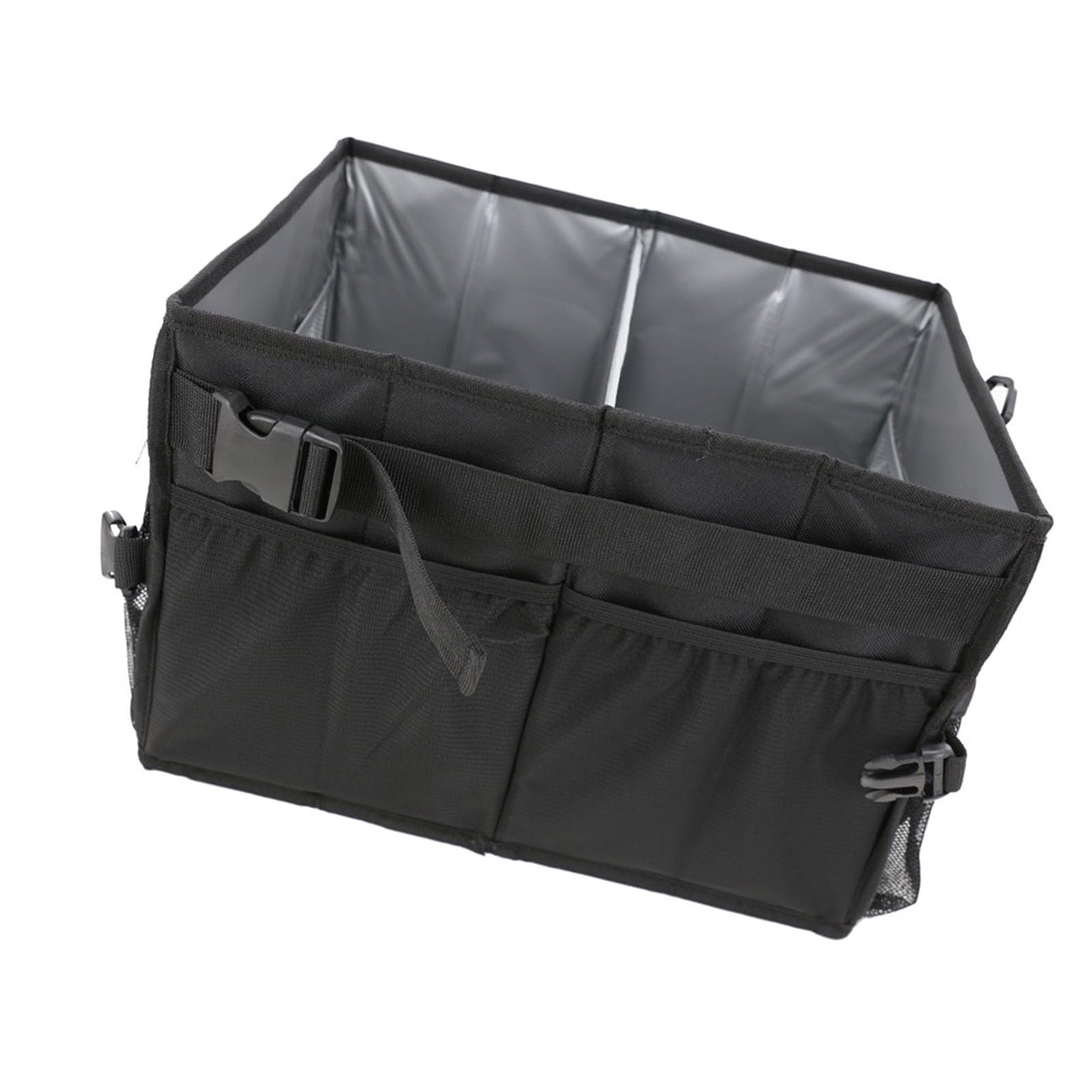Xjdzineq Extra Large Portable BBQ Supplies Case Providing 4 Utensil Compartments and Tissue Pocket for Gatherings Large Capacity BBQ Planner