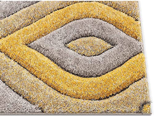 Image of Carpet for Hall | Carpet for Living Room |8X11 FEET Rugs for Bedroom | Carpet | Rug for Living Room | Carpet & Rugs for Home Decor | Carpet for Bedroom Floor (Multi NAIN Yellow)
