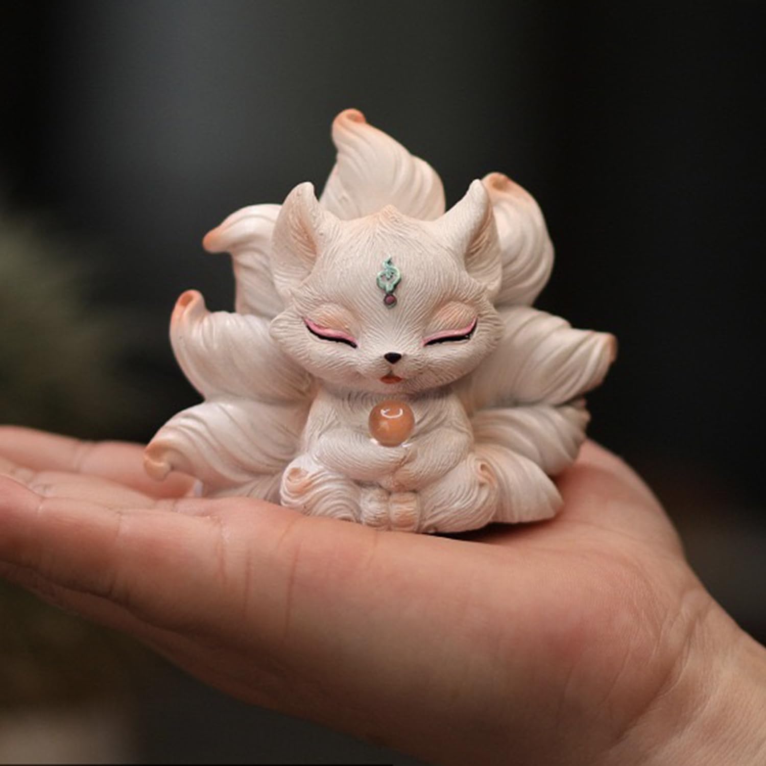 KOREA FORK FIGURINE 朝鮮王朝フィギュリン9個セットまとめ売り Amazon.com: J.K.Leo Miniature Resin Nine-Tailed Fox Figurine