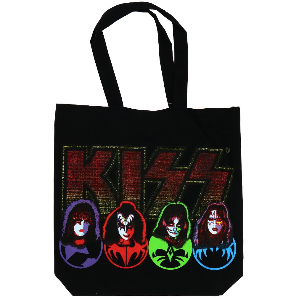 Kiss Coton Sac fourre-tout zippé grand cabas shopping en toile