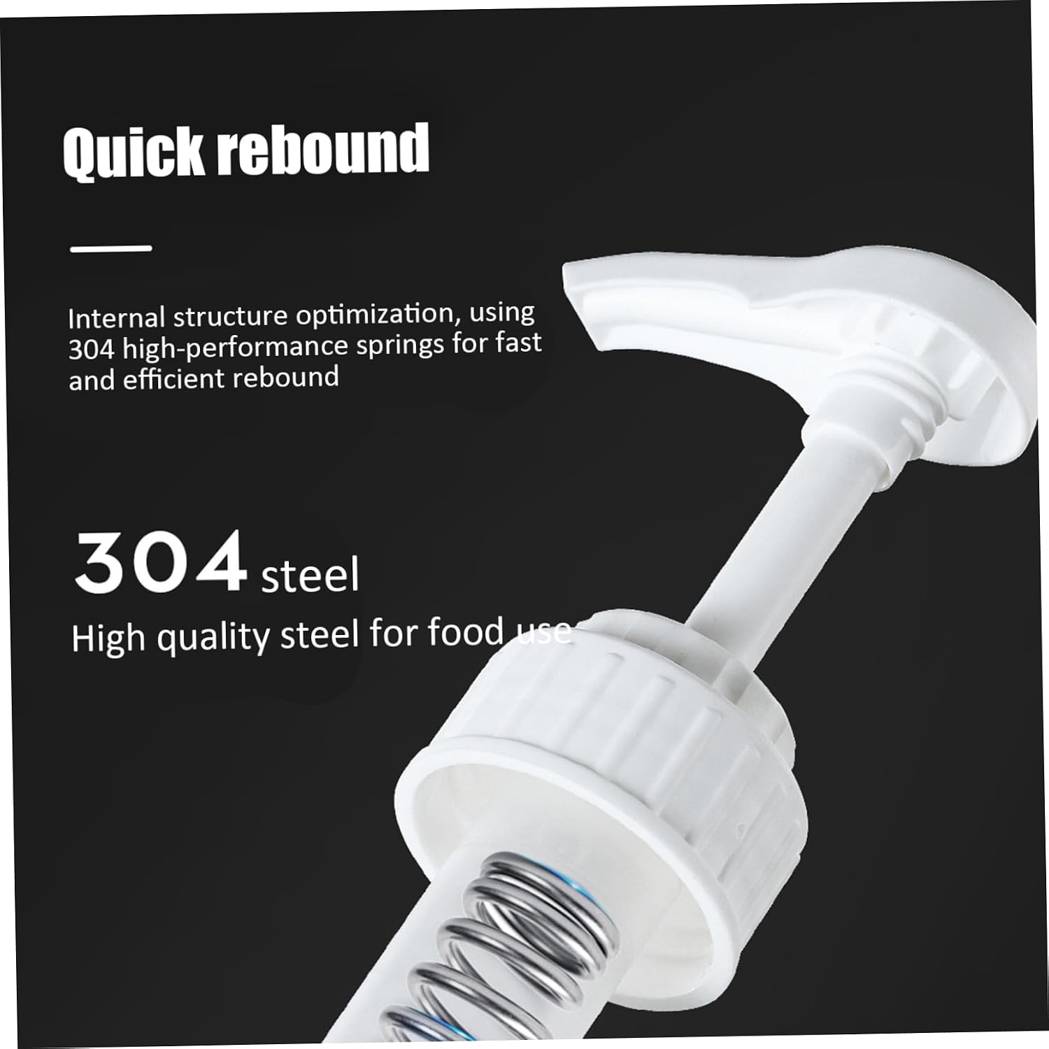 4Pcs Pump for Syrup Bottle Leak-Resistant Plastic Multipurpose Laundry Detergent Pump for Commercial and Home Use, Utilisation intérieure image 4