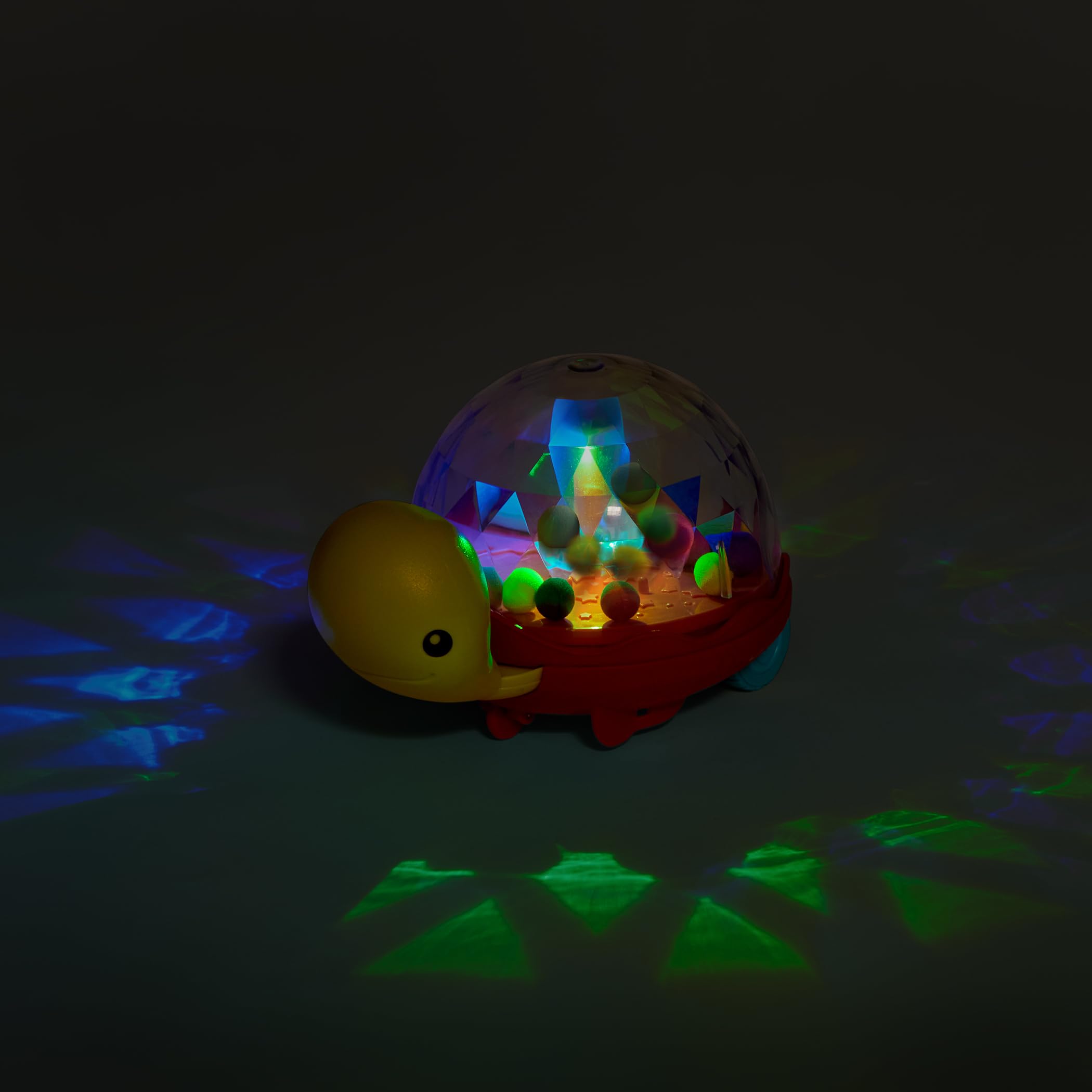 B. toys Walk 'N' Pop!, girello a spinta e popper tartaruga luminosa