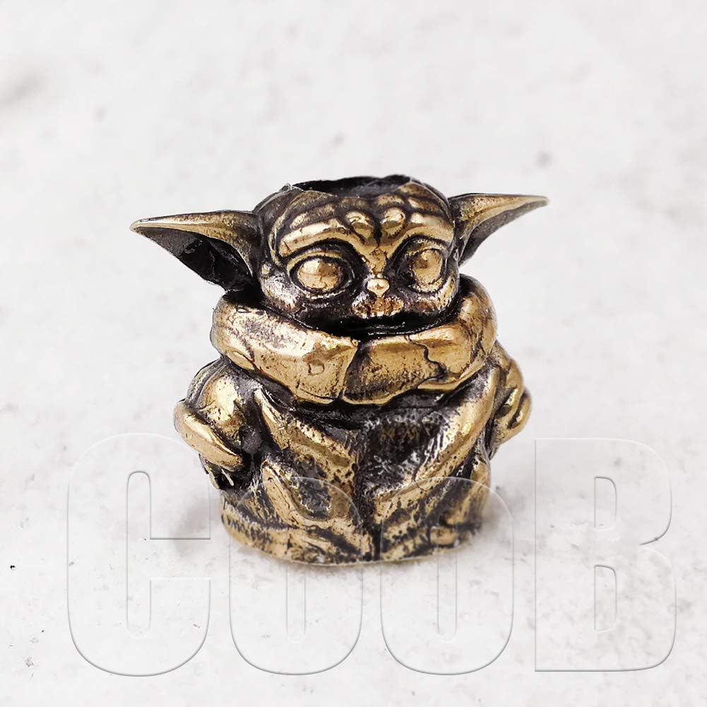 CooB 1Pcs/Lot EDC Paracord Bead, Pendant, Knife Lanyard Bead. Hand-Casted Metal Paracord Beads Pendants for Custom Paracord Knife Lanyards