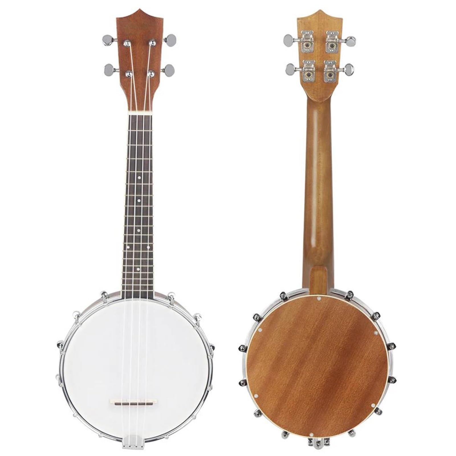 Ukulele Sapele 4 Struny Banjo Ukulele Instrument Muzyczny Dla Początkujących Z Podstrunnicą Palisandru