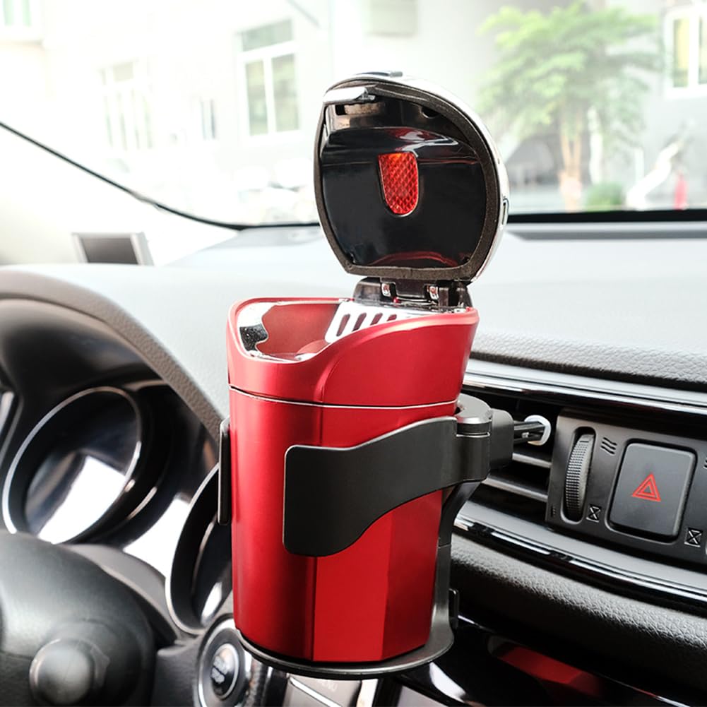 KQDRAVINE Auto Becherhalter Set - 2 Stück Mit Lüftungsclip Und Haken