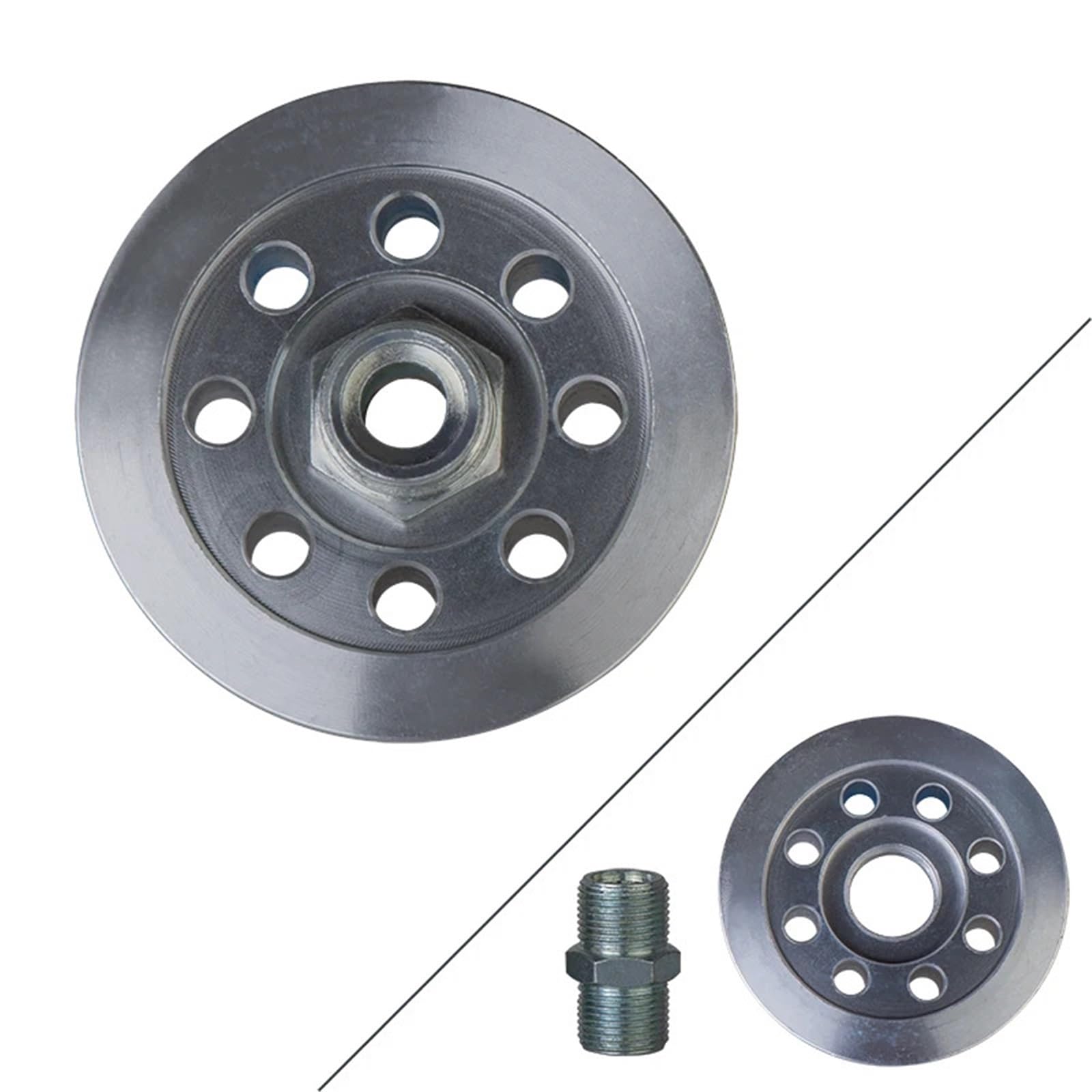 Adaptador de Filtro de Aceite de Aluminio para conversión automática, Placa sándwich de Aceite de Aluminio Billet Compatible con los Modelos Smart Fortwo 450 SW6-SI