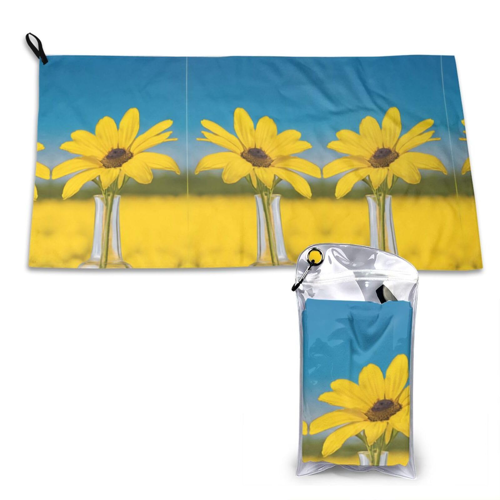 Beautiful Sunflower Print Cooling Towel, Gym Towel,Cooling Towels For Neck, Soft Breathable Travel Cool Towel,Sports Towels For Gym,Camping