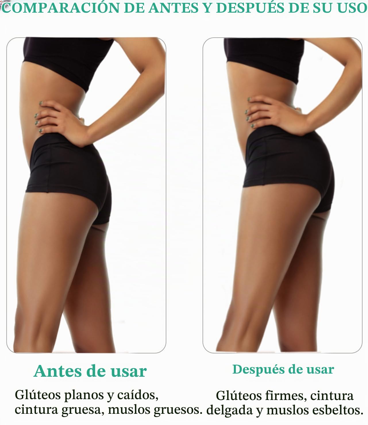 EMS Entrenador eléctrico estimulador Muscular y máquina de moldeo Inteligente ayudan Hombres y Mujeres a Levantar moldear y apretar Caderas Ofrecen Ejercicios específicos para Mejorar línea Corporal