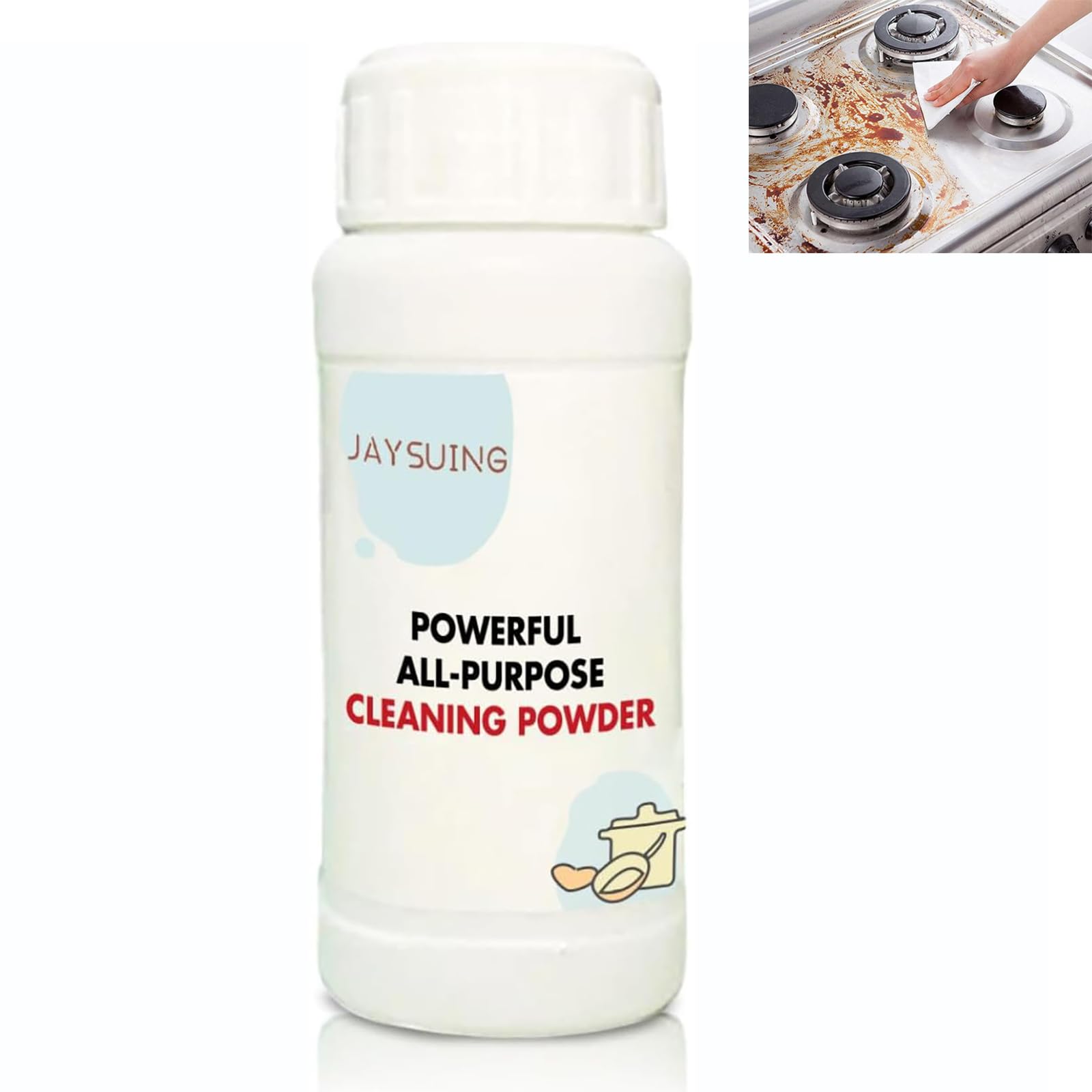 GBTJYRYCJaysuing Cleaning Powder, Jaysuing Powerful All-Purpose Cleaning Powder, Foam Rust-Remover Kitchen All-Purpose Cleaning Powder, Powerful All Purpose Cleaning Powder