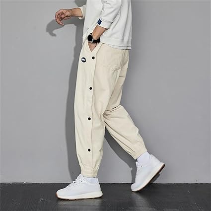 【BAON】[unisex] Semen Corduroy Cargo Pants Amazon.com: BKmyth Corduroy Pants Men Baggy Elastic Waist