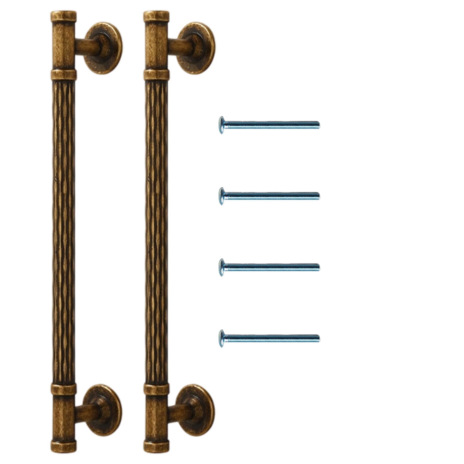 Pangboer Antique Bronze 1Pair Zincs Alloy Cabinet Drawer Handle Vintage Furniture Decorative Handle Cupboard Pulls Furniture Decoration Kitchen Cupboard Door Knobs Hardware