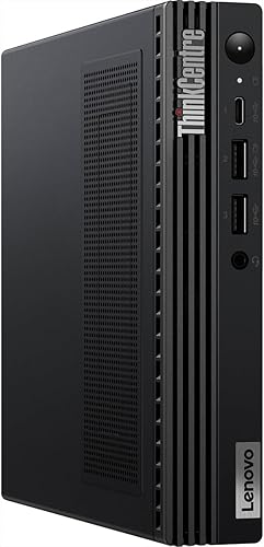Lenovo ThinkCentre M90q Gen 3 Tiny Computadora de escritorio, Intel Core i5-12500 3.0GHz, 8 GB de RAM, 256 GB SSD, Windows 11 Pro, negro